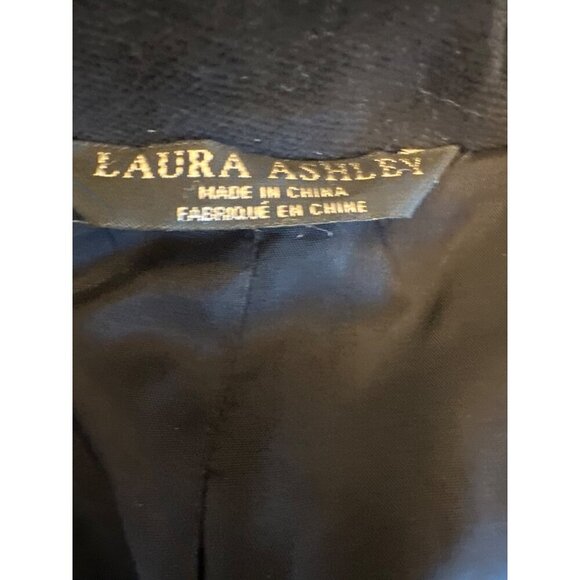 Laura Ashley Womens Cotton & Modal Velvet Blazer Jacket UK 12 US 8 - Picture 2 of 6